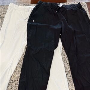 Black and White Golf or Athletic Stretch Pants